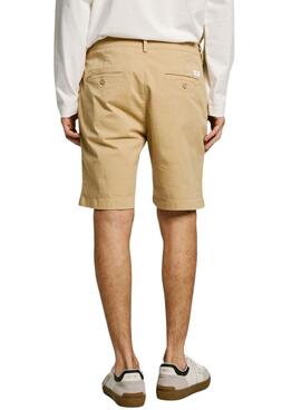  Bermuda Pepe Jeans Hommes Regular chino beige