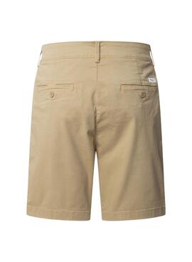  Bermuda Pepe Jeans Hommes Regular chino beige