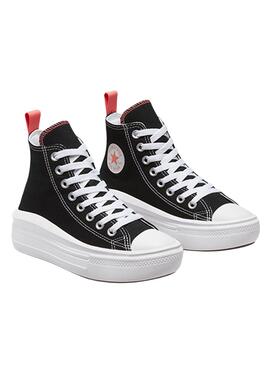 Sneakers Converse Chuck Taylor All Star Move Platform noir pour enfants