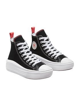 Sneakers Converse Chuck Taylor All Star Move Platform noir pour enfants