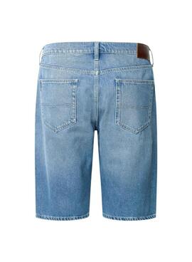   Bermuda Pepe Jeans Callen en denim bleu pour homme