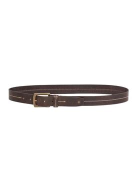 Ceinture Pepe jeans Aidan en cuir marron pour homme