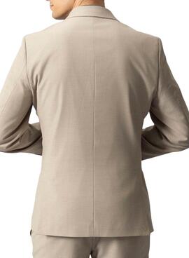 Veste américaine en costume El Pulpo micro-dessin sable pour homme