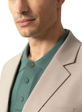 Veste américaine en costume El Pulpo micro-dessin sable pour homme