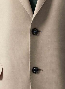 Veste américaine en costume El Pulpo micro-dessin sable pour homme