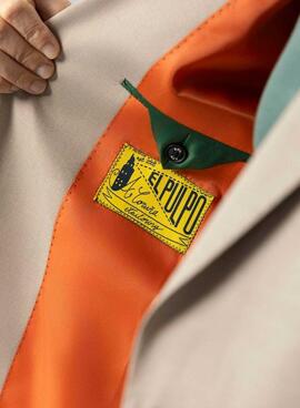 Veste américaine en costume El Pulpo micro-dessin sable pour homme