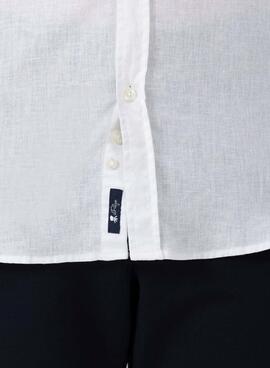 Chemise en lin blanc pour homme El Pulpo 