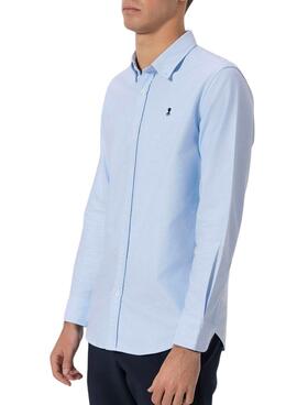 Chemise El Pulpo Oxford bleue pour homme.