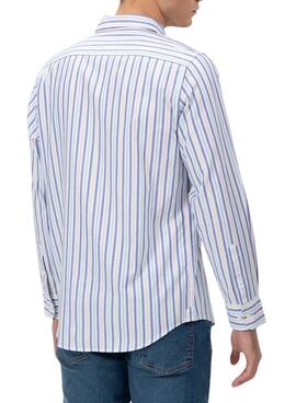 Chemise El Pulpo  à rayures multicolores pour homme
