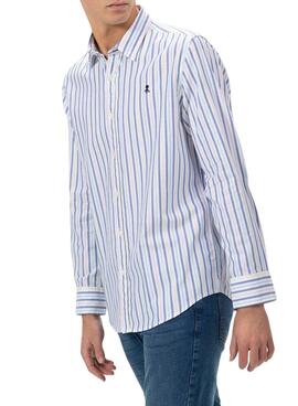 Chemise El Pulpo  à rayures multicolores pour homme