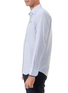 Chemise El Pulpo à carreaux vichy bleu pour homme