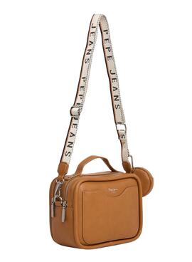 Sac à main Pepe Jeans Bassy Main camel pour femme