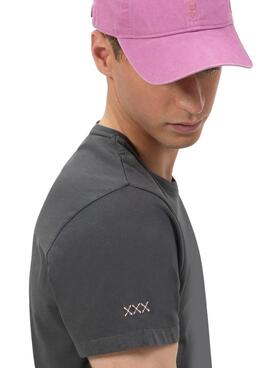 T-shirt  El Pulpo imprimé Surfing Waves gris pour homme