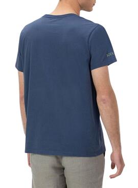 T-shirt  El Pulpo El Mar Guérit Tout marine pour homme