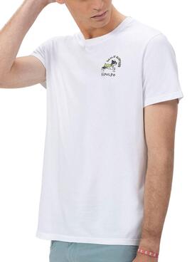 T-shirt El Pulpo Imprimé Daily Routine blanc pour homme