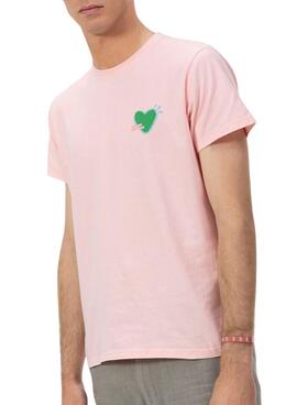 T-shirt El Pulpo  Imprimé The Artist rose pour homme