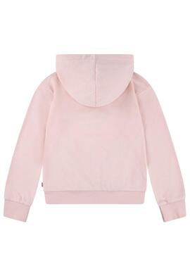 Sweat à capuche rose Levi's Seasonal pour fille