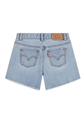  Short en denim bleu clair Levis A Line pour fille