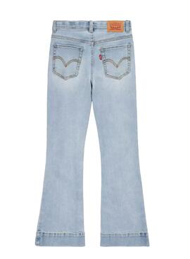 Pantalon en denim bleu Levis 726 Flare pour fille
