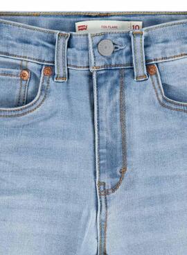 Pantalon en denim bleu Levis 726 Flare pour fille