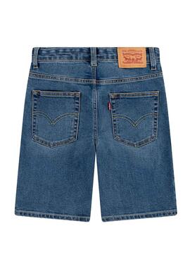 Short en jean Levi's 511 slim azul para niño.