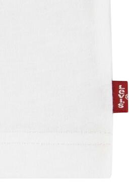 T-shirt Levis LS Monogram blanc pour enfant
