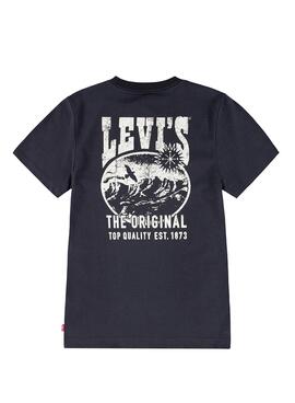 T-shirt Levi's Valley noir pour enfant