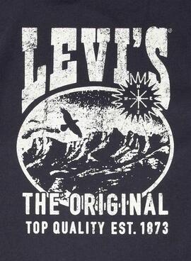 T-shirt Levi's Valley noir pour enfant