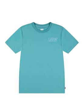 T-shirt Levi's Sun bleue pour enfant