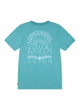 T-shirt Levi's Sun bleue pour enfant