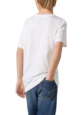 T-shirt Levis Off Road blanc pour enfant