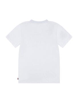T-shirt Levis Off Road blanc pour enfant