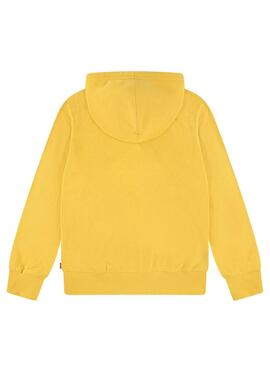 Sweat à capuche Levi's Batwing jaune pour enfant