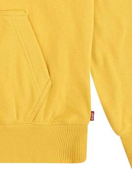 Sweat à capuche Levi's Batwing jaune pour enfant