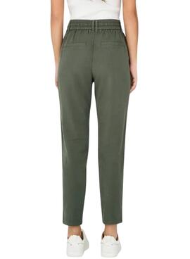 Pantalon Only Poptrash Aris vert pour femme