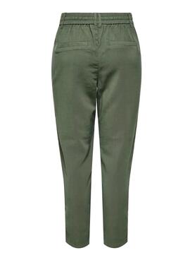 Pantalon Only Poptrash Aris vert pour femme