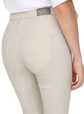 Pantalon en jean beige Only Blush pour femme