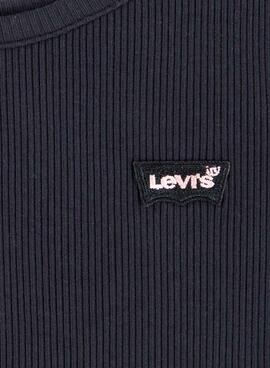T-shirt Levis Meet and Greet noir pour fille