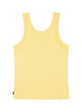 T-shirt Levis Meet and Greet jaune pour fille