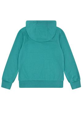 Sweat  Levi's à capuche Levi's Batwing vert pour enfant.