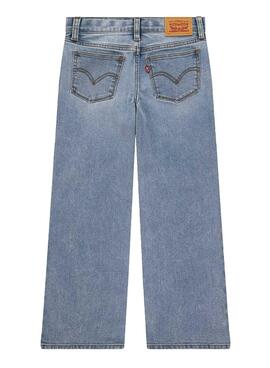 Jean Levis Wide Leg clair pour fille