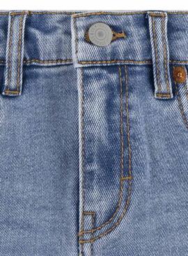 Shorts  Levis en denim azul de  para niña.