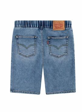 Bermuda Levis skinny dobby clair pour enfant.