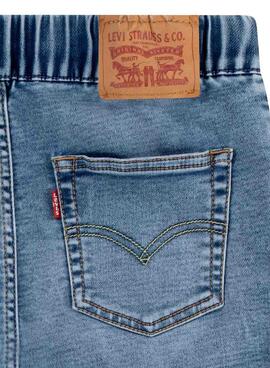 Bermuda Levis skinny dobby clair pour enfant.