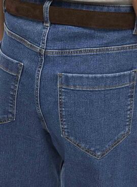 Jean Vila Vilotta Culotte bleu pour femme
