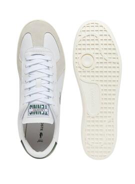 Chaussures Lacoste Baseshot Pro en cuir blanc pour homme