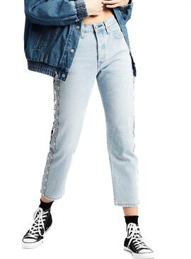 Jeans Levis 501 Crop Dibs Femme