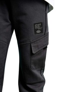 Pantalon cargo gris en punto para niño Mayoral