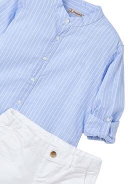 Ensemble Mayoral Bermuda Chemise bleue pour garçon