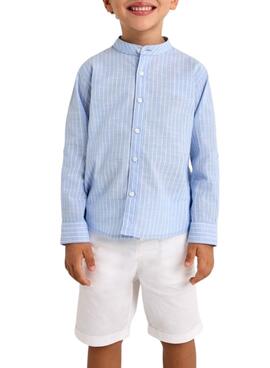 Ensemble Mayoral Bermuda Chemise bleue pour garçon